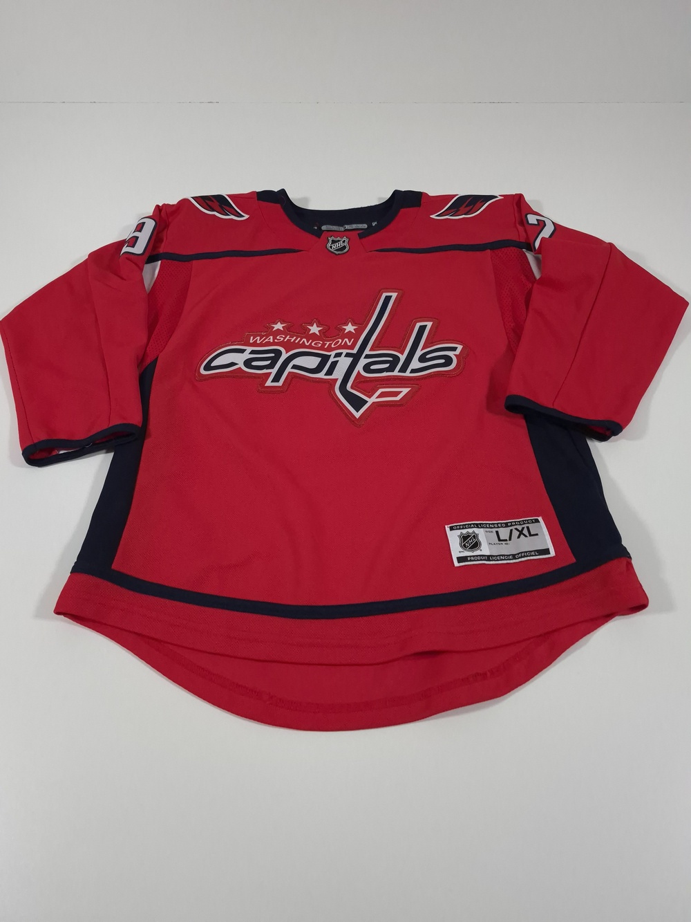 Washington Capitals Jersey Youth L/XL Red NHL Hockey Evgeny Kuznetsov 92